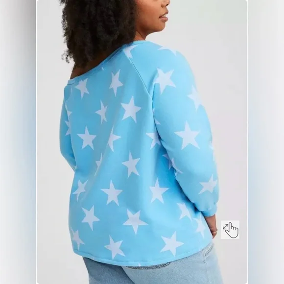 Torrid Relaxed Off-Shoulder Tunic - Picture 4 of 4